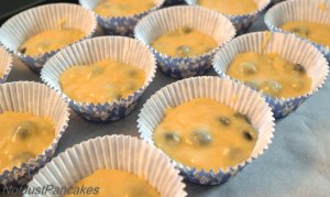 Sitron og blåbær muffins 6